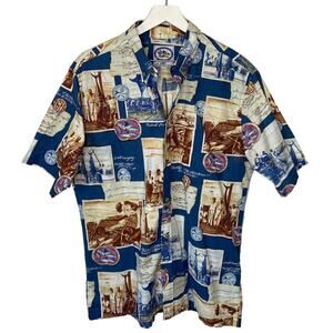 Vintage International Game Fish Hawaiian Shirt - Men's Size XL